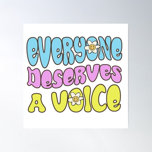 Fall Speech Therapy Poster Wall Art, Modern Wall Decor For Living Room Bedroom, 24x24 UNFRAMED