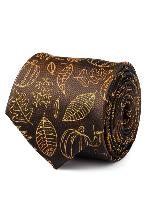Fall Spice Men's Brown Tie