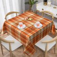 thumbnail image 1 of Fall Square Tablecloth 52×52 Inch Fall Plaid Table Cloth Small Square Tablecloths Indoor Outdoor Washable Wrinkle Free Stain Resistant Waterproof Fabric Table Cover for Tables Kitchen Dining, 1 of 6