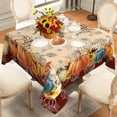 thumbnail image 1 of Fall Square Tablecloth, Square Fall Tablecloth 60 Inch, Autumn Pumpkin Thanksgiving Tablecloth Square, Fall Table Cover Square, 1 of 3