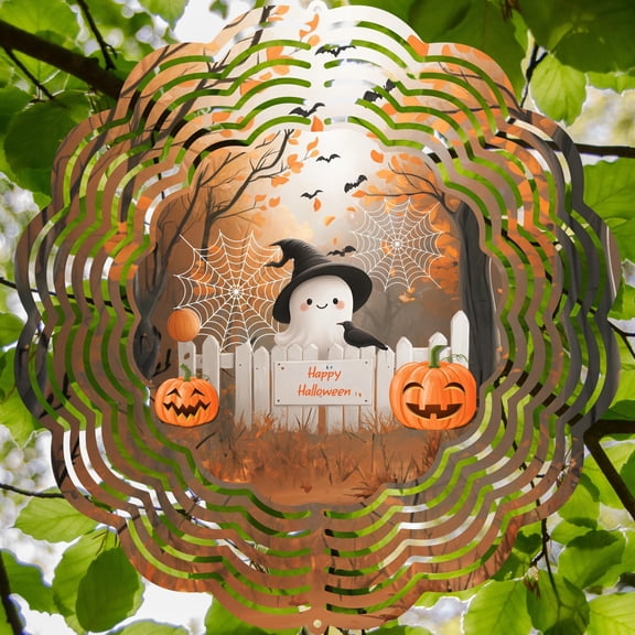 Fall Squirrel Metal Wind Spinner Autumn Woodland Garden Art, Outdoor Animal Yard Ornament