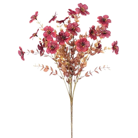 Fall Stems Fake Fall Leaves Wedding Bouquet Artificial Flowers Thanksgiving Decor Fall Stems For Vases Faux Fall Flowers