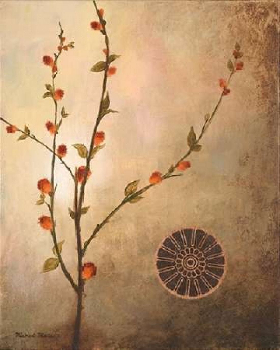 Fall Stems in the Warmth Canvas Art - Michael Marcon (24 x 30)