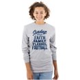 thumbnail image 1 of Fall Sundays Cute Christian Autumn Women's Long Sleeve T Shirt Brisco Brands S, 1 of 6