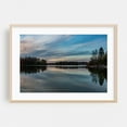 thumbnail image 1 of Fall Sunset at Codorus State Park - Hanover Pennsylvania Photography Lake Sunset Scenic Water Nature Landscape Oak Framed Wall Art Print 20 x 30 inches, 1 of 6