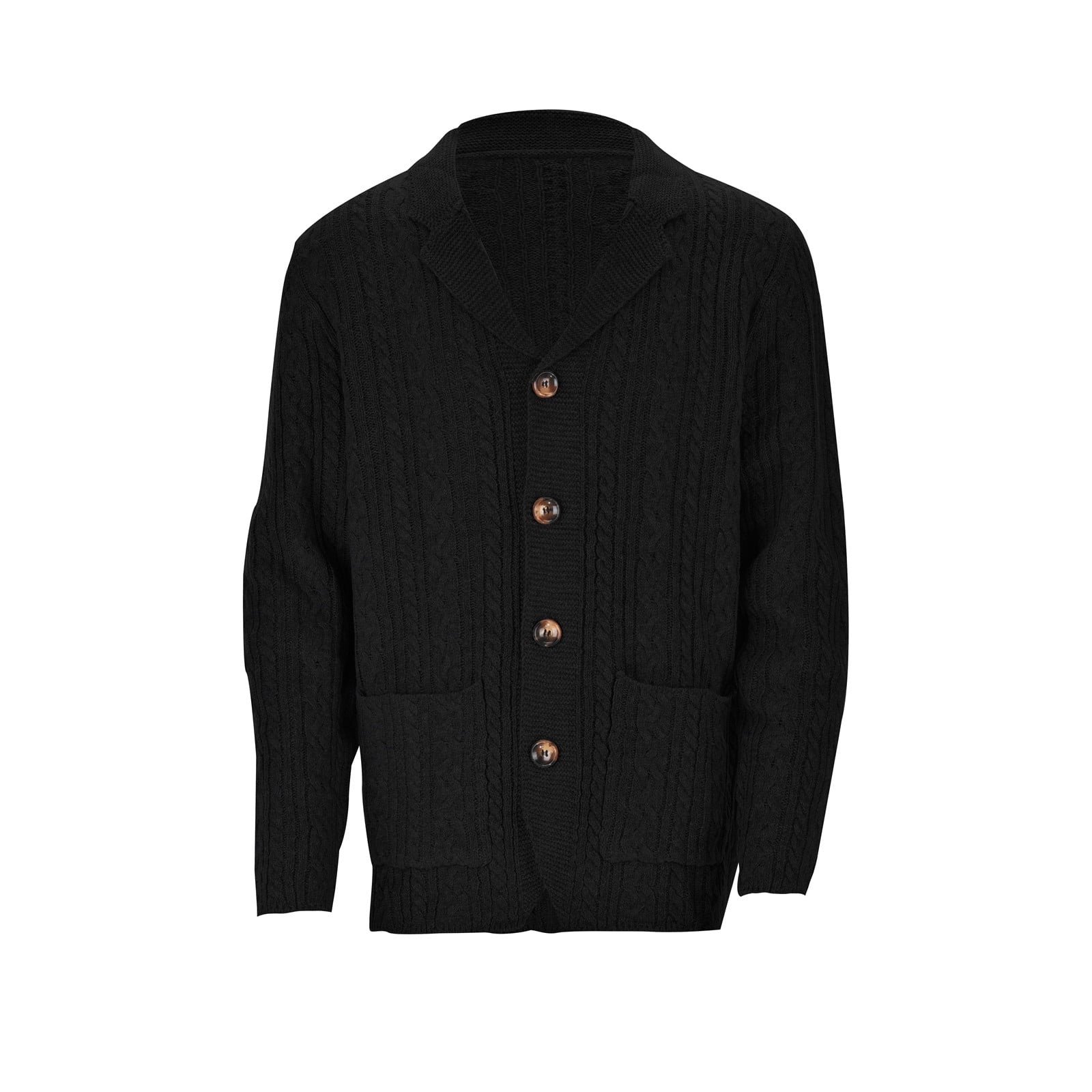 Fall Sweaters For Men Knit Button Down V Neck Light Cardigan Long