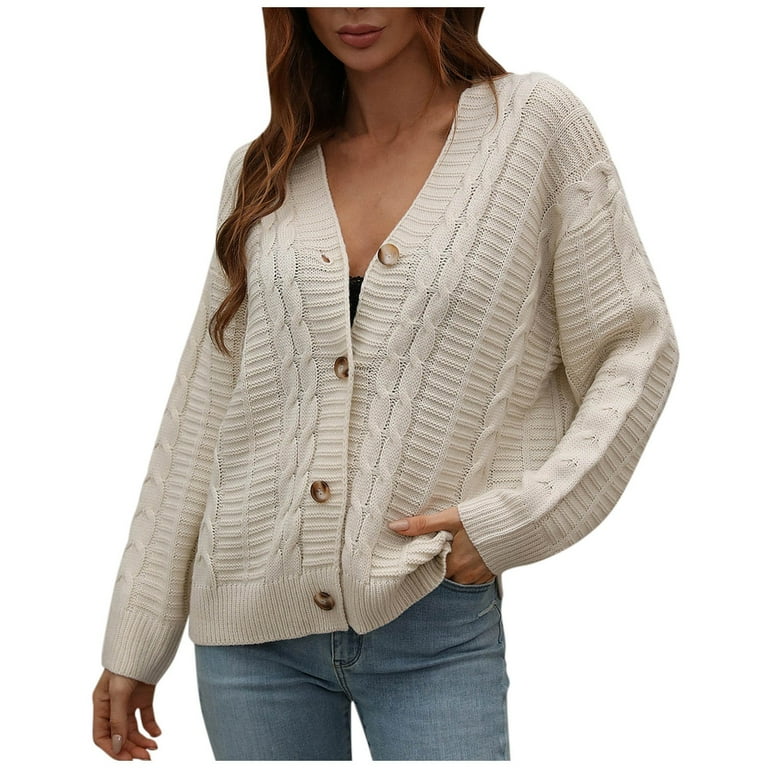 Solid Long Sleeved Knit Cardigan Solid Long Sleeved Knit Cardigan
