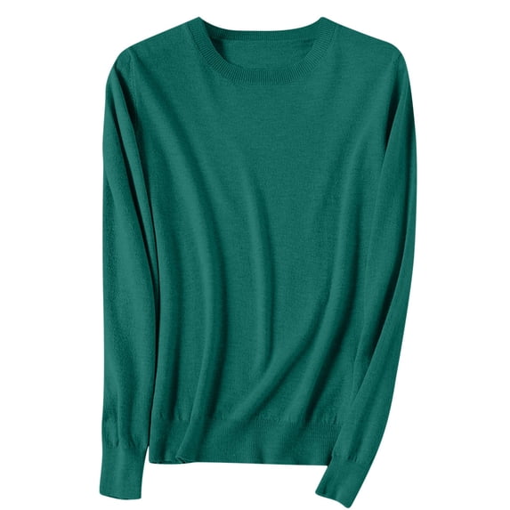 Fall Sweaters for Women 2026 Trendy Basic Sweaters Long Sleeve Crewneck Outfits Pullover Sweater Tops