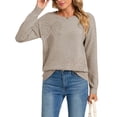 thumbnail image 1 of Fall Sweaters for Women Bow Lightweight Knit Sweater Crewneck Casual Pullover Sweaters Shermie, 1 of 9