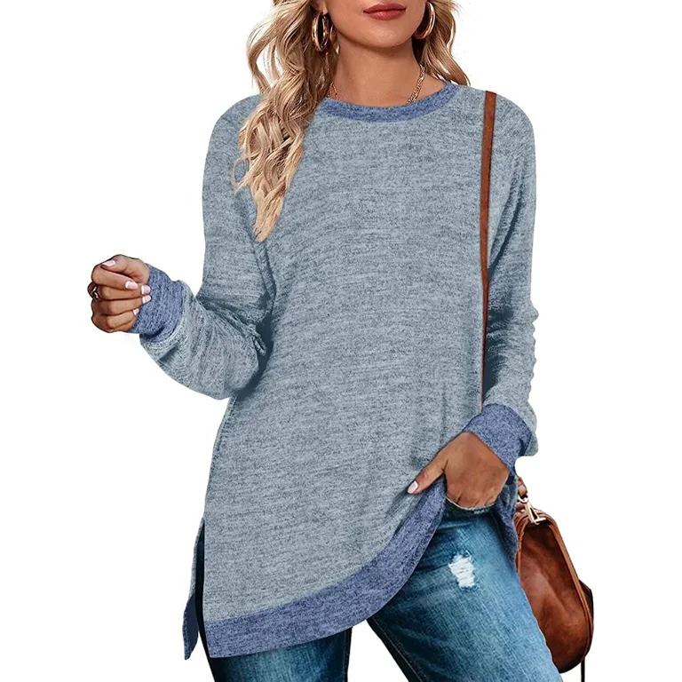 Fall Sweaters for Women Trendy Long Sleeve Tunic Tops for Leggings