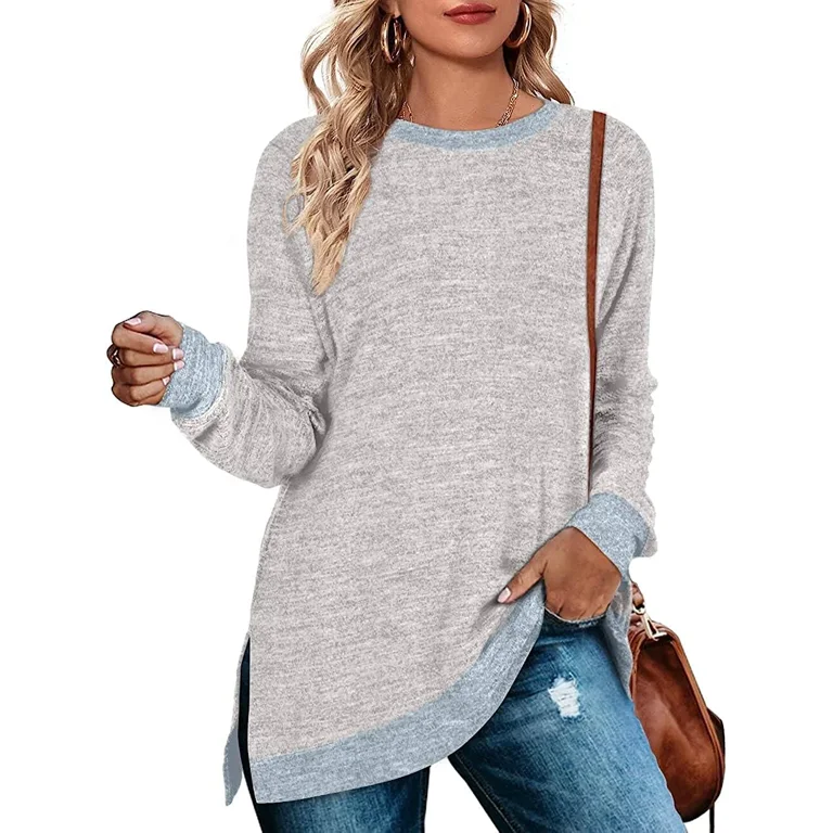 Fall Sweaters for Women Trendy Long Sleeve Tunic Tops for Leggings 