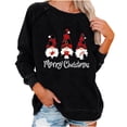 thumbnail image 1 of Fall Sweatshirt for Women Merry Christmas Sweatshirt Cute Gnome Print Sweatshirt Comfort Trendy Sweatshirt Pullover Women Sweaters Cheap, 1 of 5