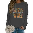 thumbnail image 1 of Fall Sweatshirts For Women Crew Neck Hoodless Sweatshirt Long Sleeve Casual Pullover Top Soft Comfortable Athletic Wear For Everyday, 1 of 4