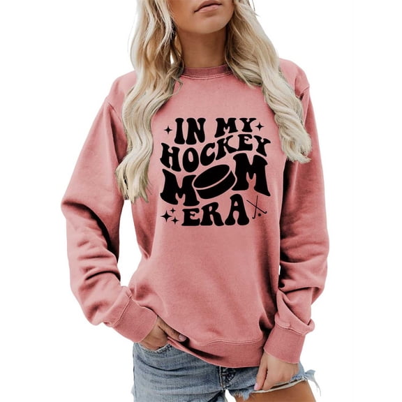 Fall Sweatshirts For Women Printed Pullover Sweatshirt Long Sleeve Crewneck Casual Soft Fleece Fashion Top For Streetwear Comfort