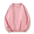 thumbnail image 1 of Fall Sweatshirts for Men Zip up Pink Loose 420g Velvet Warm Casual Solid Color Long Sleeved Plus Size Hoodless M, 1 of 3