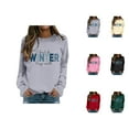 thumbnail image 1 of Fall Sweatshirts for Women 2025 I Don't Do Winter Very Well Sweatshirt Long Sleeve Crewneck Graphic Pullover Tops, 1 of 5