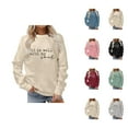 thumbnail image 1 of Fall Sweatshirts for Women 2025 It Is Well With My Soul Sweatshirt Christian Graphic Sweatshirt Pullover Tops, 1 of 5