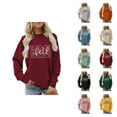 thumbnail image 1 of Fall Sweatshirts for Women 2025 Long Sleeve Crewneck Loose Fit Letter Graphic Sweatshirt Pullover Tops, 1 of 5