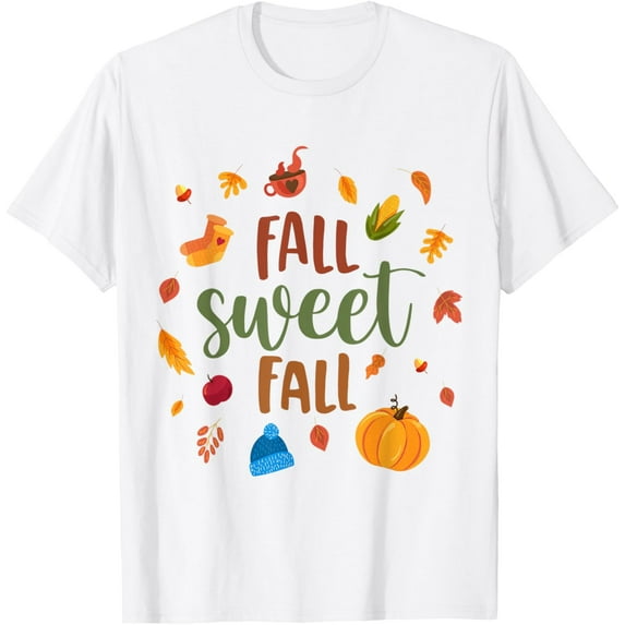 Fall Sweet Fall Hello Fall Happy Fall Autumn Mens T-Shirt