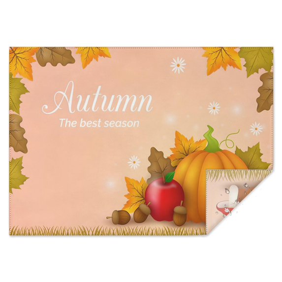 Fall Table Cloth Waterproof Spillproof Tablecolths Table Covers Welcome Fall Pumpkin Harvest Tablecloth for Fall Birthday Wedding Graduation Rectangle,60x84inch