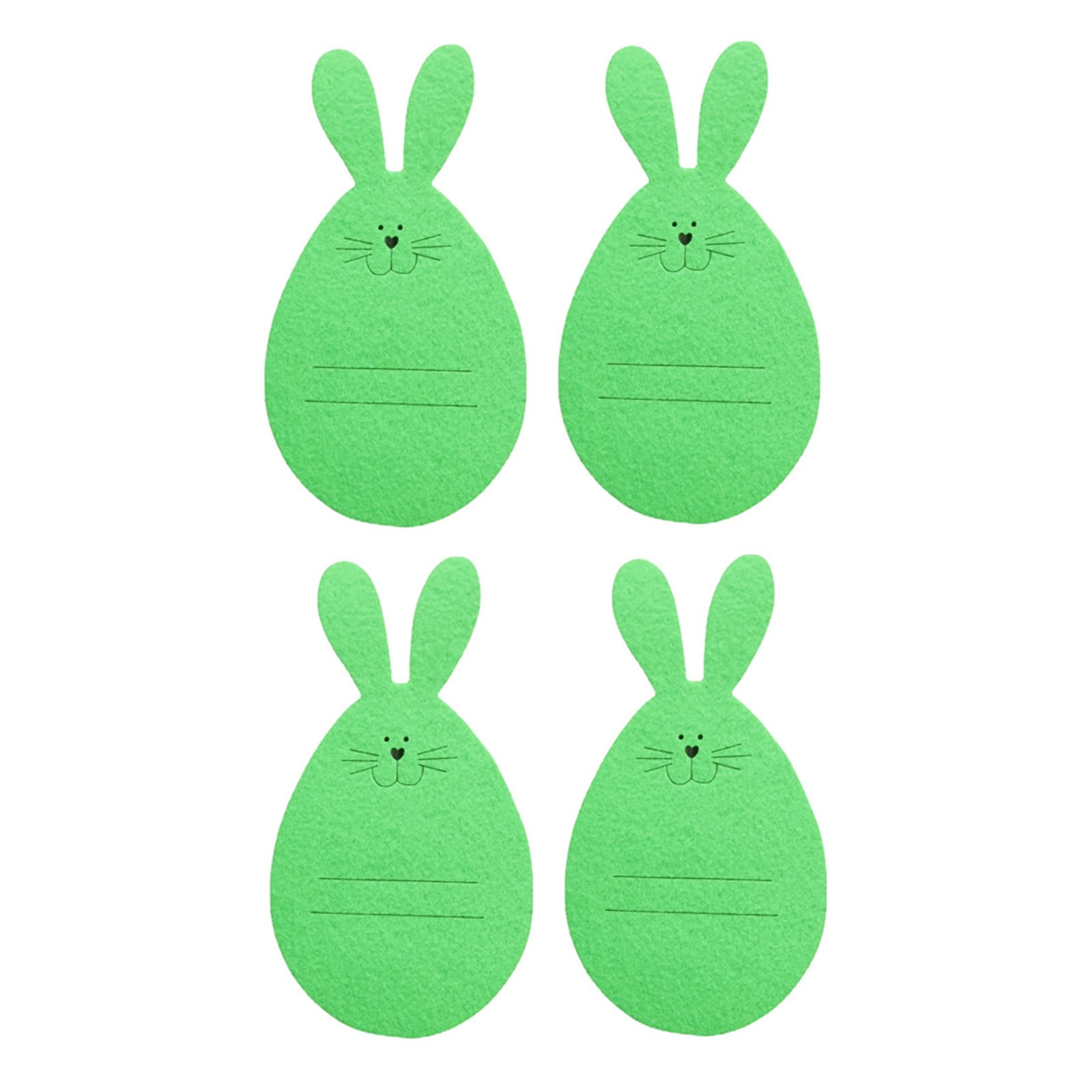 Fall Table Mats Easter Bunny Head Knife And Fork Bag Rabbit Head