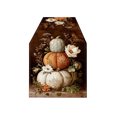 thumbnail image 1 of Fall Table Runner,13x72 Inch Pumpkins Fall Decorations for Home Party,Thanksgiving Dinner Table Centerpiece Layout,Seasonal Kitchen Decor,Wine, 1 of 6