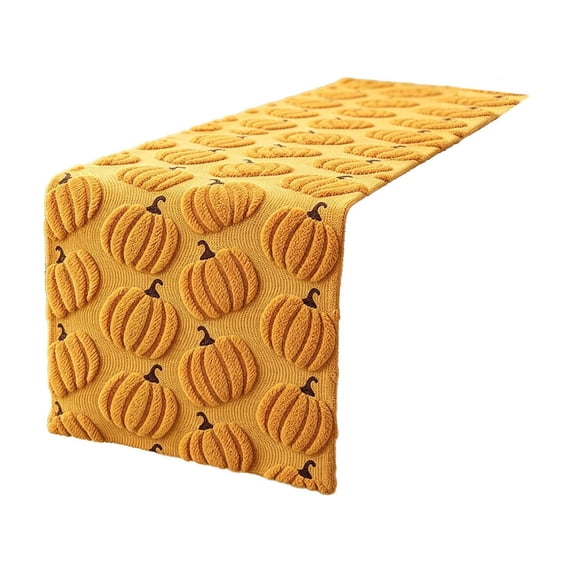 Fall Table Runner Decorations Cute Soft Fall Table Runner for Thanksgiving Decor Autumn Harvest Party Kitchen Dining Seasonal Indoor Outdoor