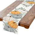 thumbnail image 1 of Fall Table Runner, Eucalyptus Pumpkin Fall Runner for Table Runner Seasonal Autumn Thanksgiving Thanksgiving Home Party Decor Dining Table Decorations 13x108 Inch, 1 of 6