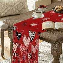 Fall Table Runner Valentine'S Day Table Runner Super Soft Tablecloth For Catering Wedding Kitchen Party Holiday Picnic Home Decor Tablecloth