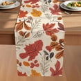 thumbnail image 1 of Fall Table Runner with Vibrant Maple Leaves,Thanksgiving harvests Farmhouse Style Autumn Table Decoration for Dining Party and Home Decor,108x13 inches, 1 of 6