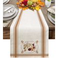 thumbnail image 1 of Fall Table Runners 90 Inches Long Pumpkin Leaf Table Runner Fall Gifts for Women Female Wife Orange Farmhouse Autumn Harvest Table Runner Thanksgiving Pumpkin for Indoor Home Party Decor 13x90 Inch, 1 of 5