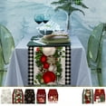 thumbnail image 1 of Fall Table Runners,Boho Table Runner for Fall Thanksgiving Home Deco,Red Table Cloth Runner,Snowman Table Runners 72 Inches Long,Christmas Home Living Room Dining Table Indoor Outdoor Decorative, 1 of 4