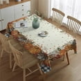 thumbnail image 1 of Fall TableCloth for Rectangle Tables 60x84 Inches Thanksgiving Autumn Leaves Pumpkin Table Cloth Rectangle Fall Buffalo Plaid Tablecloths for Holiday Dining Room, 1 of 1