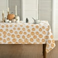 thumbnail image 1 of Fall Tablecloth 60×60 Inch Square, Pumpkin Autumn Harvest Orange Washable Seasonal Table Cover for Party Picnic Dinner Decor, 1 of 6