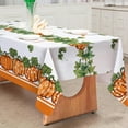 thumbnail image 1 of Fall Tablecloth 60 x 102 Inch Rectangle Orange Autumn Pumpkin Table Cover Rustic Thanksgiving Harvest Table Cloth for Farmhouse Picnic Dining Table Decoration, 1 of 5