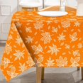 thumbnail image 1 of Fall Tablecloth 60x102 Inch Rectangle Orange Maple Leaves Table Cover Waterproof Autumn Leaf Table Cloth for Thanksgiving Harvest Farmhouse Picnic Dining Table, 1 of 6