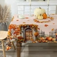 thumbnail image 1 of Fall Tablecloth 60x120 for Recatangle Table - Vintage Fall Decorations for Home - Pumpkins Farm Table Cloth Thanksgiving Decor for Dinning, Home, Party, 1 of 7