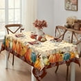 thumbnail image 1 of Fall Tablecloth, Fall Tablecloths for Rectangle Tables, Fall Table Cloths Rectangle 60 x 102 Inch, Autumn Pumpkin Thanksgiving Tablecloth, 1 of 6