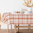 thumbnail image 1 of Fall Tablecloth Oval Thanksgiving Tablecloth,Checked Tablecloth, Harvest Tablecloth, Fall Tablecloths for Oval Tables, Spill-Proof Table Cloth for Dining Room Table,60x84inch, 1 of 5