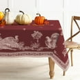 thumbnail image 1 of Fall Tablecloth Oval Thanksgiving Tablecloth Leaves Autumn Tablecloths Waterproof Thankgiving Decorations Printed Fall Table Cloth for Oval Tables 60 X 84 Inches, 1 of 5