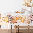 thumbnail image 1 of Fall Tablecloth Oval, Thanksgiving Tablecloth, Pumpkin Turkey Leaf Tablecloth, Fall Harvest Tablecloths for Oval Tables, Spill-Proof Table Cloth for Dining Room Table,60x120inch, 1 of 6