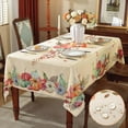 thumbnail image 1 of Fall Tablecloth Rectangle, Autumn Pumpkin Table Cloth Spill Proof, Thanksgiving Tablecloth for Harvest, Holiday Party and Tabletop Decor (Rectangle, 60" x 84"), 1 of 6