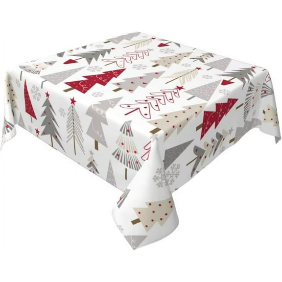 Fall Tablecloth Round 60 Inch, Pumpkin Maple Leaves Tablecloths Tablecloths Outdoor Polyester Thanksgiving Autumn Table Cover for Holiday Party Picnic Dinner Decor