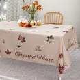thumbnail image 1 of Fall Tablecloth,Thanksgiving Tablecloth, Grateful Heart Tablecloth, Fall Table Cloth for Thanksgiving Decor, Fall tablecloths for Rectangle Tables, 60 X 120 Inch, 1 of 5
