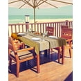 thumbnail image 1 of Fall Tablecloth with Umbrella Hole and Zipper Autumn Maple Leaves Round Outdoor Tablecloths 60 Inch Table Cloths Pumpkin Yellow Wood Grain Thanksgiving Patio Table Cloth Cover for Holiday Party Garden, 1 of 5