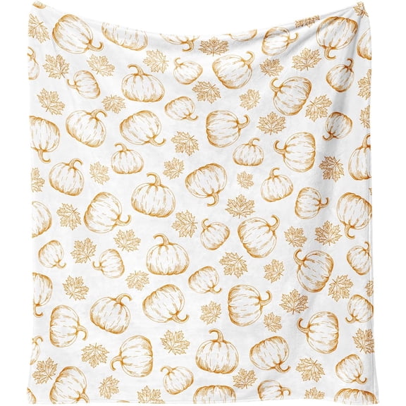 Fall Thanksgiving Blankets,Football with Maple Leaves Farmhouse Blanket Throw,Thanksgiving Fall Flannel Fleece Throw Blanket for Home Living Room Couch Bed Chair or Dorm Decor 60"x50"