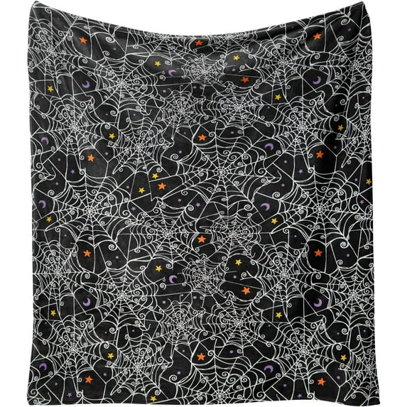 Fall Thanksgiving Blankets,Orange Pumpkin Maple Leaves Farmhouse Blanket Throw,Thanksgiving Fall Flannel Fleece Throw Blanket for Home Living Room Couch Bed Chair or Dorm Decor 60"x50"