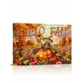 thumbnail image 1 of Fall Thanksgiving Canvas Print Wall Art Framed Canvas Art Wall Decor Harvest Farm Fruits Pictures Painting Morden Artwork for Living Room Bedroom, Ready to Hang - 16"x20", 1 of 6