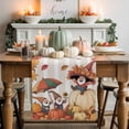 thumbnail image 1 of Fall Thanksgiving Cotton Linen Table Runner, Washable Table Runners for Kitchen, Dining Room, Holiday, Home Party Table Decor, 13x120 Inches, 1 of 9