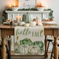 thumbnail image 1 of Fall Thanksgiving Cotton Linen Table Runner, Washable Table Runners for Kitchen, Dining Room, Holiday, Home Party Table Decor, 13x48 Inches, 1 of 9